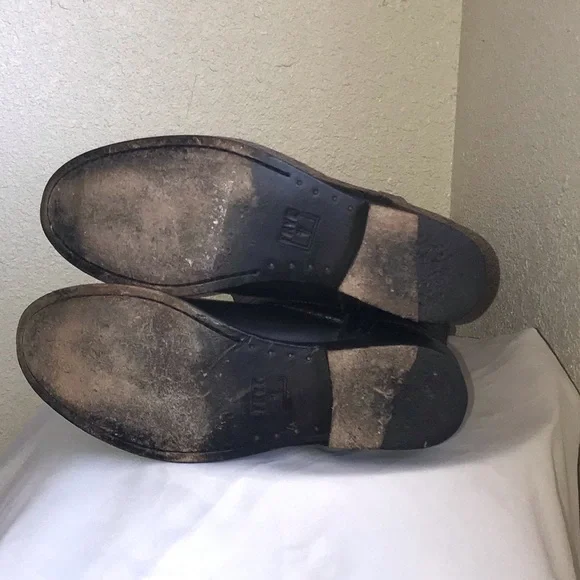 Frye Full Grain leather riding boots -Melissa Trapunto Size 6 B GUC - Picture 7 of 14